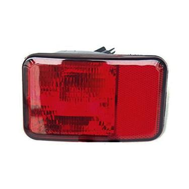 Imagem de JESYMBX Lâmpada de neblina do para-choque traseiro do passageiro direito para Jeep Wrangler 2007-2018 55078104AC 55078105AC lâmpada de substituição sem lâmpada lâmpada lâmpada de aviso vermelha