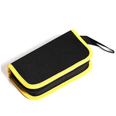 Imagem de Bolsa de armazenamento Oxford com alça e bolsos para ferramentas kit de ferramentas multifuncional bolsa de ferramentas de hardware caixa de armazenamento organizador com zíper