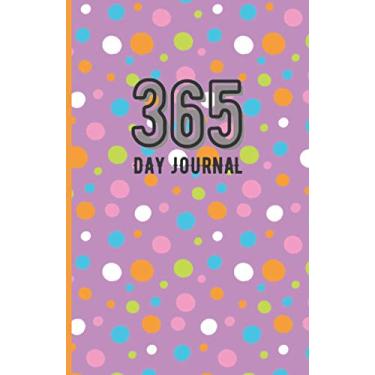 Imagem de 365 Day Journal: Unlined and Undated Daily Diary - 5.5in x 8.5in | Colorful Dots Cover: A whole year of daily journal ideal gift for friends and family