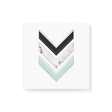 Imagem de Arte Maníacos Quadro Decorativo em Tela Canvas Setas Para Baixo Rosa - 50x50cm