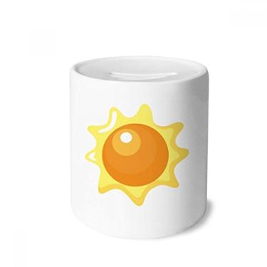 Imagem de DIYthinker Caixa de dinheiro de cerâmica com porta-moedas do universo e alienígena para presente de cofrinho