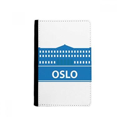 Imagem de Carteira Oslo Noruega Blue Landmark padrão passaporte porta-cartões Notecase Burse