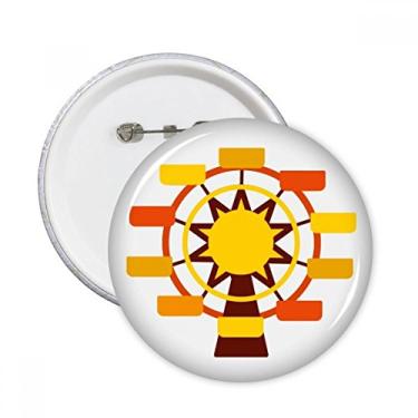 Imagem de Parque de diversões, roda-gigante, ilustração colorida, broches, decoração de roupas, 5 peças, presente