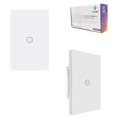 Imagem de Interruptor Parede Touch com Wifi 1 Botão Comando Alexa Google APP