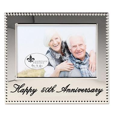 Imagem de Lawrence Frames Moldura de quadro de 10 x 15 cm Happy 50th Anniversary