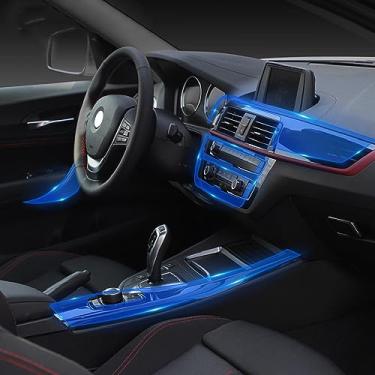 Imagem de LAVIYE carro interior navegador GPS console central terno invisível TPU película protetora Filme anti-risco, para BMW F30 F31 F34 3GT 2013-2018