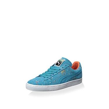 Imagem de PUMA Men's Suede Classic Splatter Capri Breeze/Nasturtium/Team Gold 9 D US