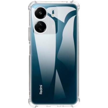 Imagem de Capa Antiqueda Flexível Proteção Câmera para Xiaomi Redmi 13C