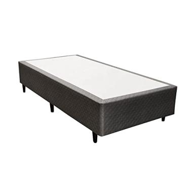 Imagem de Base Cama Box Herval Solteiro Idea, 28x96x203 cm, Black Cinza