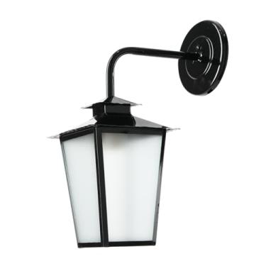 Imagem de Luminária Lustre Arandela Colonial de Parede Vidro Mini Boreal 14BN (Preto)