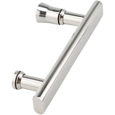 Imagem de Maçaneta da porta do chuveiro em aço inoxidável Botão da maçaneta da porta do chuveiro | Barra de toalha para box de chuveiro | Substituição moderna da maçaneta da porta do chuveiro, A 421Se