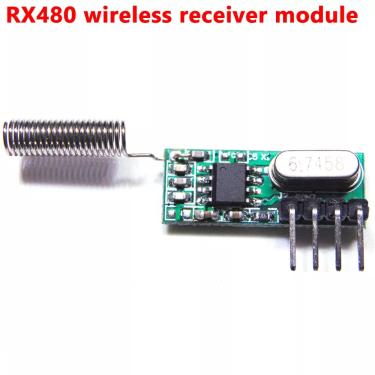 Imagem de RF Sem Fio Transmissor Módulo Receptor Kit  Arduino Raspberry Pi ARM MCU WL  DIY  5V DC  433MHz