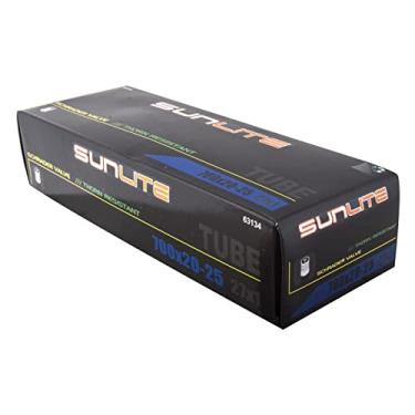 Imagem de Sunlite Tubo de válvula Schrader resistente a espinhos, 700 x 20-25 (27 x 1) / 32 mm, preto