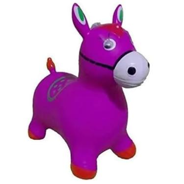 Imagem de Cavalinho Upa Upa Musical Pula Pula Grande Com Luz E Sons De Cavalo (ROXO)