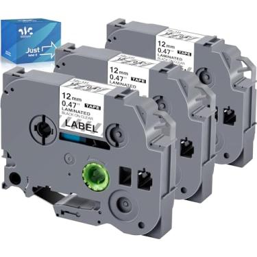 Imagem de Weemay Fita de substituição transparente 3X para Brother Label Maker TZe Tz Tape 12 mm 0,47 laminado transparente TZe131 131 para PT H110BP D210 D220 P710BT P300BT D400 D200 H111 D600, 1/2 polegada x