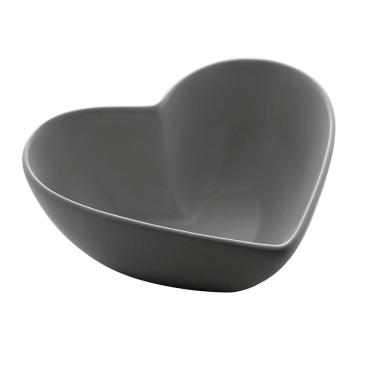 Imagem de Bowl em cerâmica Lyor Heart 14x13x5cm cinza