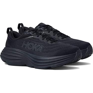 Imagem de HOKA ONE ONE Bondi 8 Tênis feminino, Preto monocromático, 6.5