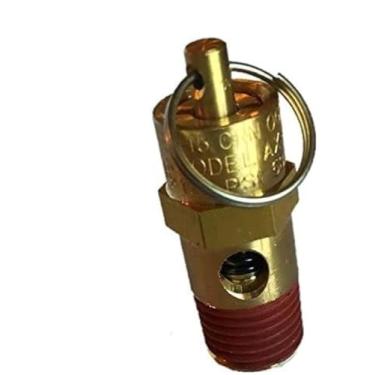 Imagem de Válvula de pressão de alívio de segurança do compressor de ar NPT 150 PSI de 1/4", desliga o tanque