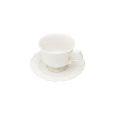 Imagem de Wolff Cj 6 Pc Xícara de Café com Píres de Porcelana Fancy Rojemac Branco 90Ml