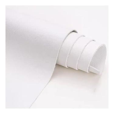 Imagem de Costura e Tecido Tela Engrossada Do Couro Do Plutônio Pelo Metro, Folhas Impermeáveis ​​da Tela De Couro Para Costurar A Mobília Das Almofadas Do Carro Dos Sofás Do Estofamento(Color:White)