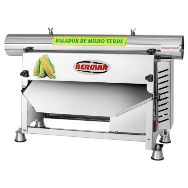 Imagem de Ralador Milho Elétrico Bivolt Profissional Inox 30 Espigas/Hora Bm157 Bermar