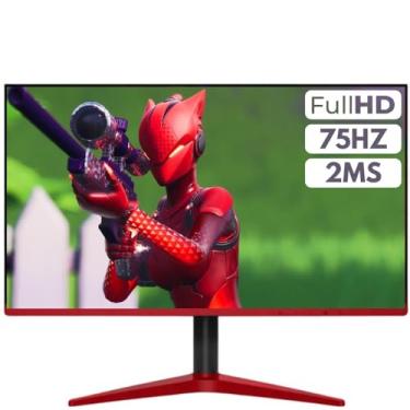 Imagem de Monitor Gamer 20" 2ms 75Hz HDMI 3Green Moba Preto e vermelho M2003G-LED