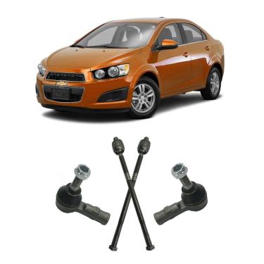 Imagem de 2 terminal direção articulação axial sonic sedan 2012 a 2014