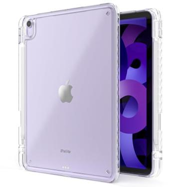 Imagem de Wayifon Capa para iPad Air de 11 polegadas (M3/M2-2025/2024), iPad Air 5ª/4ª geração (2022/2020) 10,9 polegadas, capa protetora traseira transparente de TPU fina, compatível com Apple Pencil Pro/USB-C