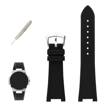 Imagem de XIW Pulseira de relógio de substituição masculina de silicone compatível com Patek Philippe Nautilus PP 5711 1A010 5712 5712G 5726 5980 25 mm × 13 mm, 25mm×13mm, Borracha, borracha