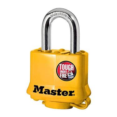 Imagem de Master Lock Cadeado externo coberto 315KA com chave, 1 pacote