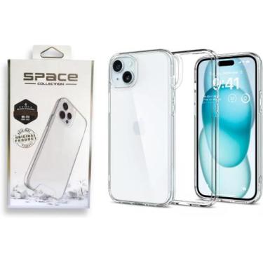 Imagem de Capa Capinha Clear Case Space Rígida Anti Amarelamento Resistente Para