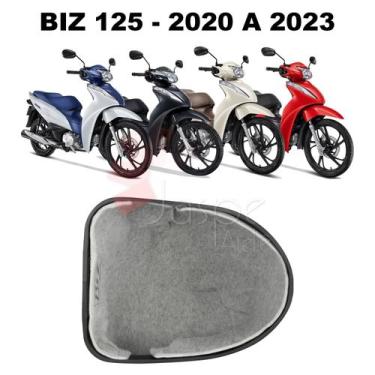 Imagem de Forração Honda Biz 20 21 Baú Forro Interno Cinza Scooter - Jaspe Ateli