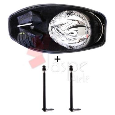 Imagem de Forração Pcx 150 16 18 Forro Premium Baú Preto + 2 Antena - Jaspe Atel