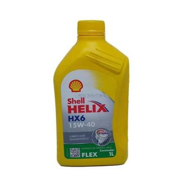 Imagem de Oleo motor semi sintetico 15w40 sl helix hx6 shell oleo motor sintetic