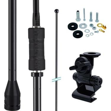 Imagem de Antena Px Bobinada Mini Argentina Black 1,08m Porta Malas Capu Parafus