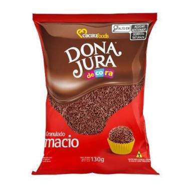 Imagem de Granulado macio 130g dona jura Cacau foods