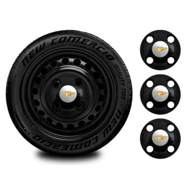 Imagem de Kit Calotinha Centro De Roda Prisma Aro 13 14 15 Gm - New Comércio