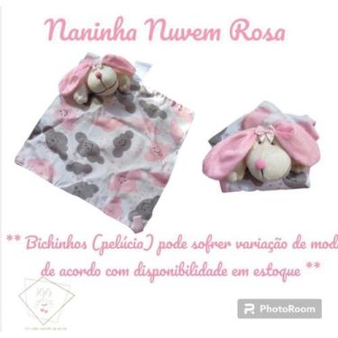 Imagem de Naninha Dupla Face com Pelúcia Bichinhos e Porta Chupeta Diversas Esta