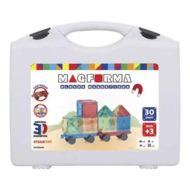 Imagem de MagForma Blocos Magnéticos 30 peças Rodas - Steam Toy