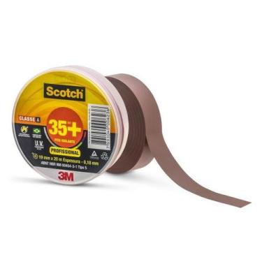 Imagem de Fita Isolante 3M SCOTCH 35+ 19MM X 20M Marrom