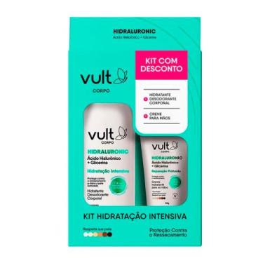 Imagem de Kit Hidratação Intensiva Vult Hidratante 200ml E Creme Para Mãos 50g