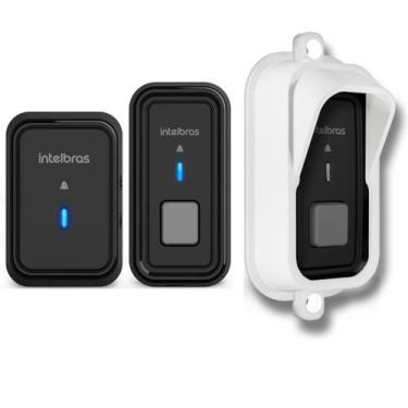Imagem de Campainha Sem Fio Com Protetor anti roubo e chuva Intelbras cib101, Pr