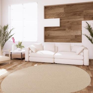 Imagem de Tapete Sala Orgânico Bean 009181/ Lisse 562599 200cm X 250cm Bege/Cru