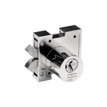 Imagem de Fechadura Vidro Blindex Mini Correr 1/2 Cilindro Redondo - 3F