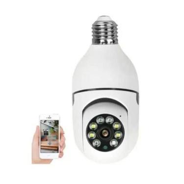 Imagem de Camera Ip Segurança Lampada Yoosee Panoramica Espia Sensor - Jortan