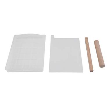 Imagem de Diy Conjunto de Nougat Bandeja Rolo de Madeira Fazendo Esteira Rolo de Madeira Ferramentas de Cozimento Ferramentas de Doces de Chocolate Conjunto de Rolo de Madeira