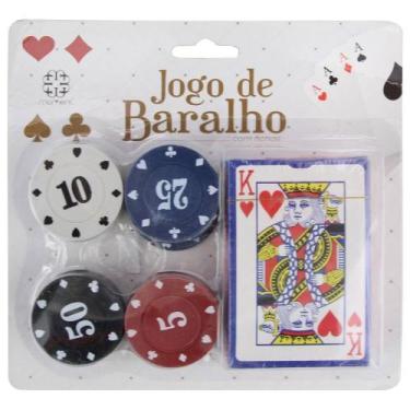 Imagem de Kit Poker Plástico Cb1575 C3b