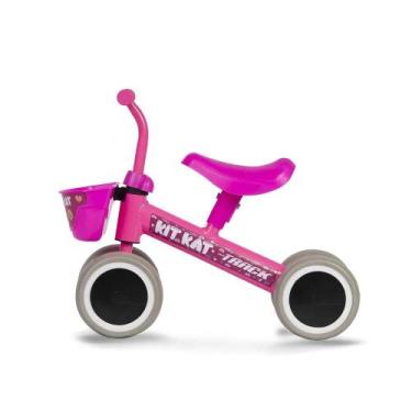 Imagem de Bicicleta De Equilíbrio Infantil S/ Pedal Kit Kat 4 Rodas PN - Track