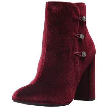 Imagem de Nina Bota feminina Inamae no tornozelo, Yv-merlot, 35