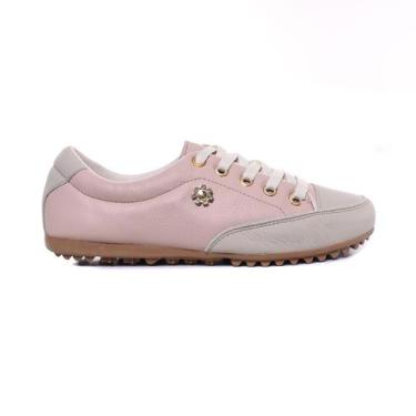 Imagem de Sapatênis Feminino Em Couro Casual e Confortável Para o Seu Dia a Dia 